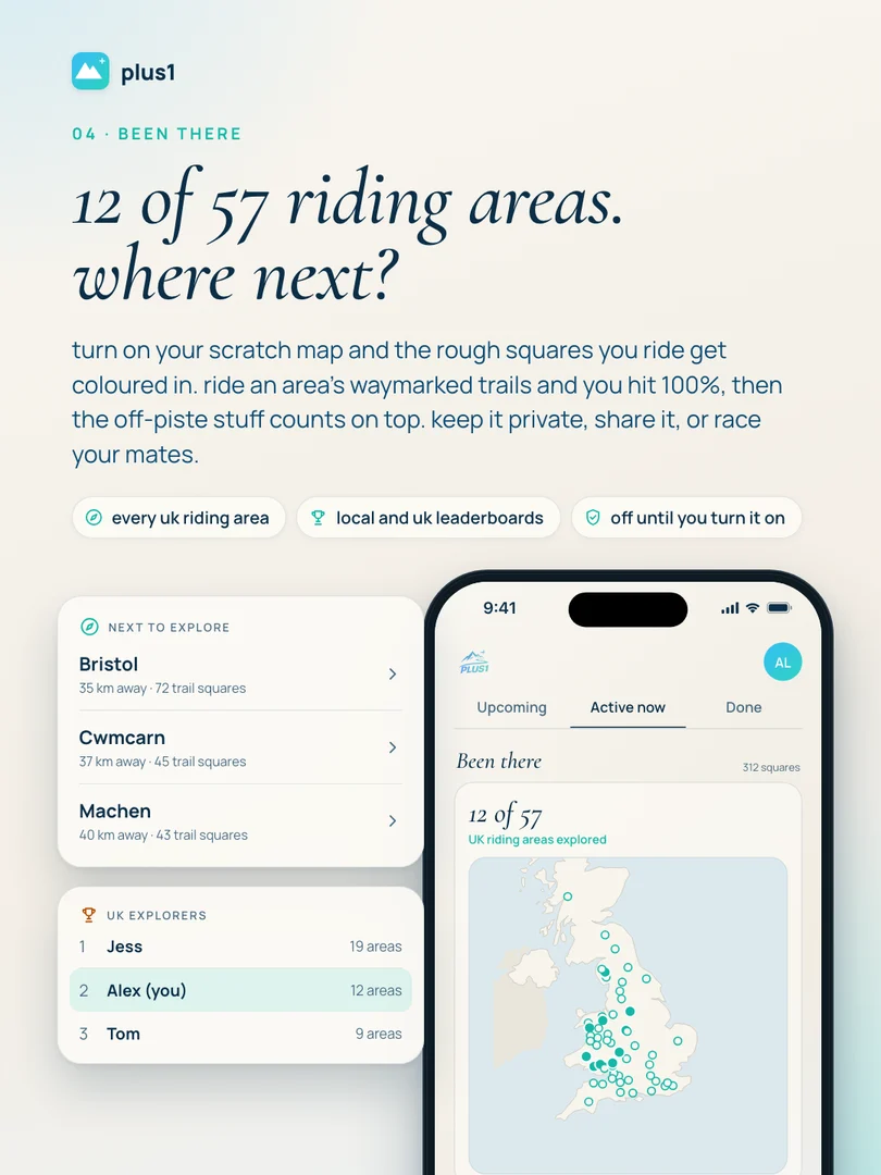 been there: 12 of 57 riding areas, where next?